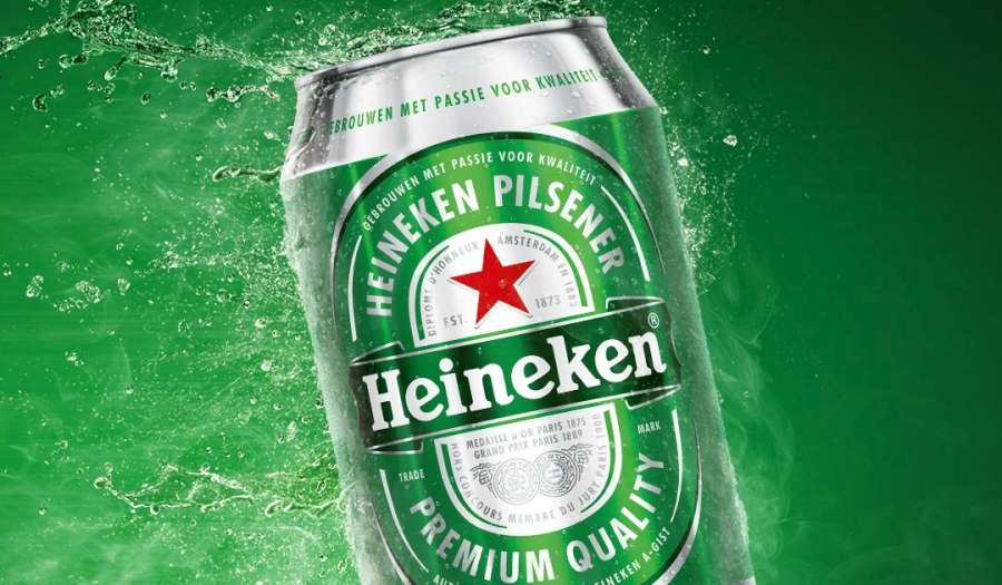 Score verkoper barsten Heineken gaat ijskoud bier bezorgen